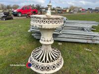 Victorian garden water feature