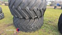 Pair 30.5R32 tanker wheels, 10 stud - 5