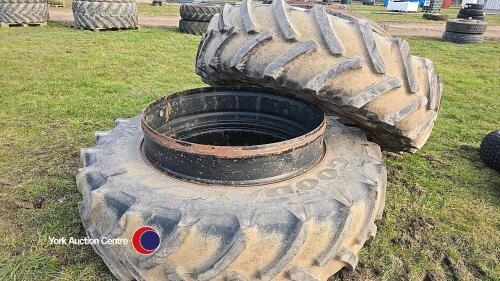 Pair 460-85-42 Stocks dual wheels