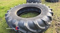 Pair 520-70R38 Vredestein tyres, 90%