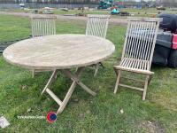 Garden table and chairs - 2