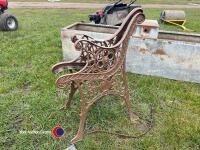 Garden bench ends