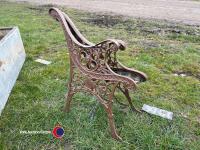 Garden bench ends - 3