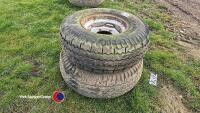 Pair of Vredstein 11.5/80 - 153 Wheels and tyres