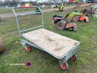 4 wheel garden trolley