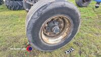 Bpw axle on drum brakes c/w super single wheels and tyres - 3