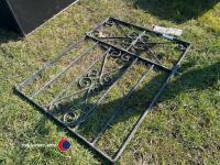 700mm x 900mm heavy steel garden gate - 2