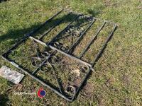 700mm x 900mm heavy steel garden gate - 3