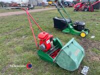 Suffolk colt petrol lawnmower with grassbox