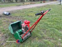 Suffolk colt petrol lawnmower with grassbox - 3