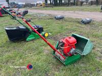 Suffolk colt petrol lawnmower with grassbox - 4