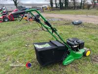 John Deere R43rve petrol lawnmower c/w grassbox, Briggs and Stratton power drive - 4