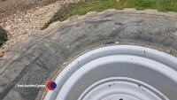 2 x Alliance 560/60R22.5 8 stud wheels - good tubeless - 3