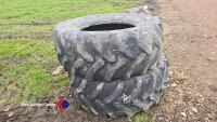 2x Firestone 540/65R30 tyres - 5