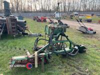 Ransome 3 gang tractor mounted mowers