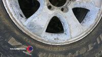 Complete wheel 265/70 R 17 A/T, partly worn - 3