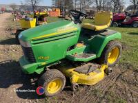 John Deere GX355 diesel mower, 48in deck