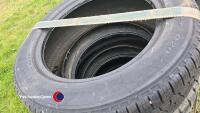 4 x Goodyear Wrangler 255 65 R19 AT Land Rover Discovery tyres, year 2024, plus 1 x Pirelli - 2