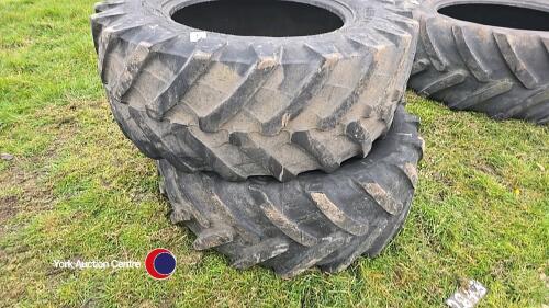 Pair of Trelleborg 480 65 28 tyres