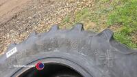 2 x BKT, AgriMax 420/70 R24 tyres - 2