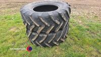 2 x BKT, AgriMax 420/70 R24 tyres - 3