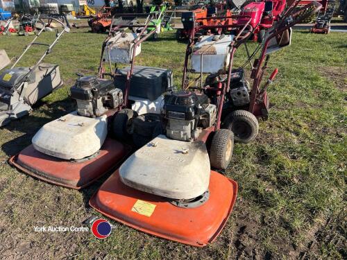 3 x Lawnmaster mowers, Honda engines