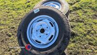 4 x transit wheels and tyres, 225/75 R16 - 2