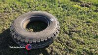 750 x 16 L/R tyre and tube