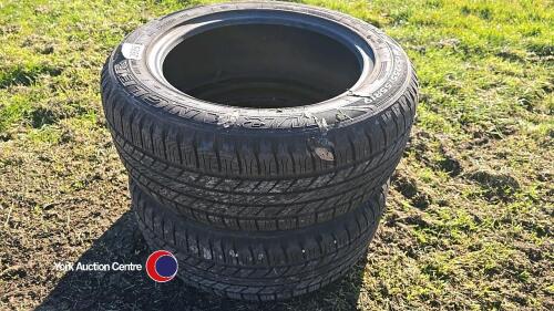 2 x 235.55 x 19 Goodyear tyres