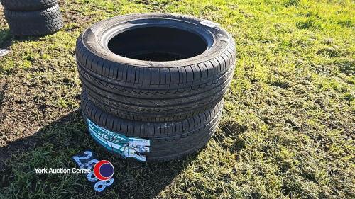 2 x 205.55 x 15 new tyres
