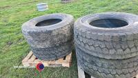 4 x 385/65 R22.5 tyres - 4