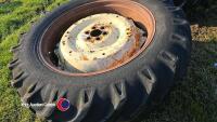 2 x 12.4/11 x 36 Ford 6 stud wheels - 2