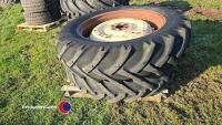 2 x 12.4/11 x 36 Ford 6 stud wheels - 4