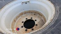 4 x 680/55 R26.5 80% trelleborg tyres on 8 stud rims - 4