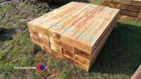 20 x new railway sleepers 100 x 200 x 1200 - 2