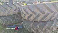 Stocks dual wheel and clamp 650/65R42 and 2 spare tyres - 6