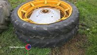 Pair of Alliance row crops 8.3 R44 Tyres - 4