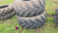 Pair of Trelleborg 600/70 R30 Tyres - 4