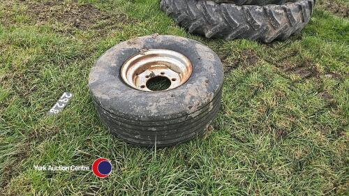 6 stud 12.5/80-15.3 wheel and tyre