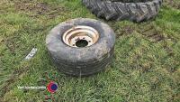6 stud 12.5/80-15.3 wheel and tyre