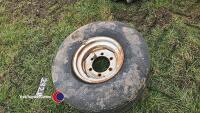 6 stud 12.5/80-15.3 wheel and tyre - 2