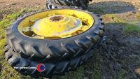 9.5-48 Michelin rowcrop tyres and rims off JD 6410 - 4