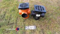 2 x drainage compact gully 100mm dia