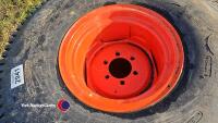2 x Kubota wheels and tyres size 13-6 - 3