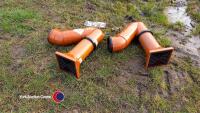2 x drainage hopper and trap 100mm dia - 3