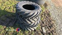 2 x RTV tyres with no rims - 4