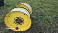 Pair of 12-28 JD rims 8 stud