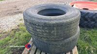3 x super singles wheels and tyres