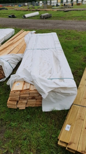 Pack of boards, laths, T&G etc 5.5x0.5x144 inches