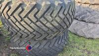 Pair of slurry tanker flotation wheels - 4